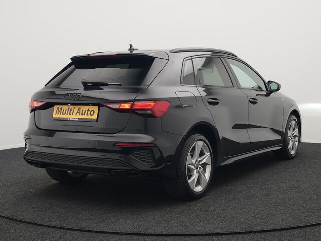Audi A3 SPORTBACK 45 TFSI e S edition Competition Plug In Hyrbrid 245pk Dealer O.H PHEV | Cruise Control | Lederen sportstoelen | Apple Carplay | Keyless | Virtual | DAB | Draadloos | Sfeerverlichting |