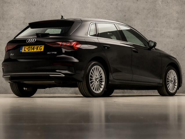 Audi A3 SPORTBACK 30 TFSI Sport Automaat (APPLE CARPLAY, GROOT NAVI, CLIMATE, LED KOPLAMPEN, SPORTSTOELEN, CRUISE, PARKEERSENSOREN, LANE ASSIST, NIEUWSTAAT)