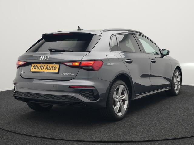 Audi A3 SPORTBACK 45 TFSI e S-Line Plug In Hybrid 245 pk PHEV | Adaptive Cruise | Carplay | Camera | Navigatie | Keyless | Sportstoelen | Dode Hoek | Digitale Cockpit |