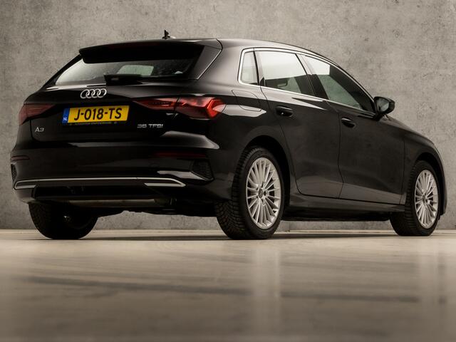Audi A3 SPORTBACK 35 TFSI Business Sportline 150Pk Automaat (APPLE CARPLAY, GROOT NAVI, SPORTSTUUR, ADAPTIVE CRUISE, ZWART HEMEL, SPORTSTOELEN, PARKEERSENSOREN, LANE ASSIST, NIEUWSTAAT)