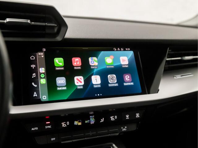 Audi A3 SPORTBACK 35 TFSI Business Sportline 150Pk Automaat (APPLE CARPLAY, GROOT NAVI, SPORTSTUUR, ADAPTIVE CRUISE, ZWART HEMEL, SPORTSTOELEN, PARKEERSENSOREN, LANE ASSIST, NIEUWSTAAT)