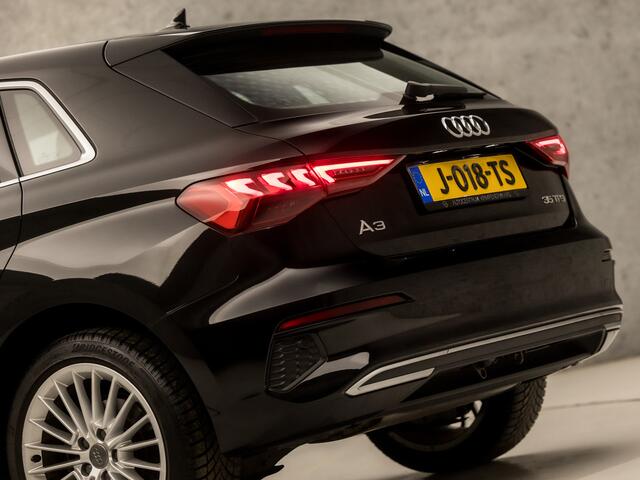 Audi A3 SPORTBACK 35 TFSI Business Sportline 150Pk Automaat (APPLE CARPLAY, GROOT NAVI, SPORTSTUUR, ADAPTIVE CRUISE, ZWART HEMEL, SPORTSTOELEN, PARKEERSENSOREN, LANE ASSIST, NIEUWSTAAT)