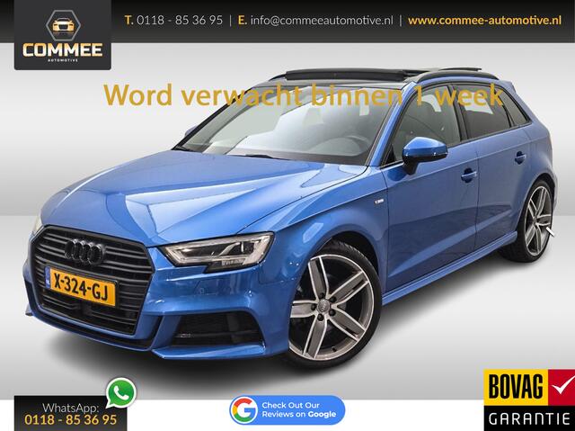 Audi A3 SPORTBACK 1.5 TFSI S Line Edition ?1JaarBOVAG?Pano?Matrix?optiekzwart?B&O