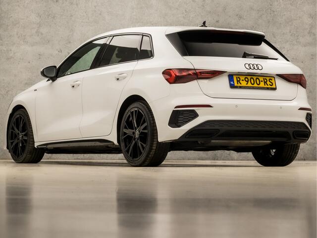 Audi A3 SPORTBACK 30 TFSI S-Line Sport Automaat (2X S-LINE, APPLE CARPLAY, GROOT NAVI, LEDER, ADAPTIVE CRUISE, STOELVERWARMING, SPORTSTOELEN, GETINT GLAS, DAB+, NIEUWE APK, NIEUWSTAAT)
