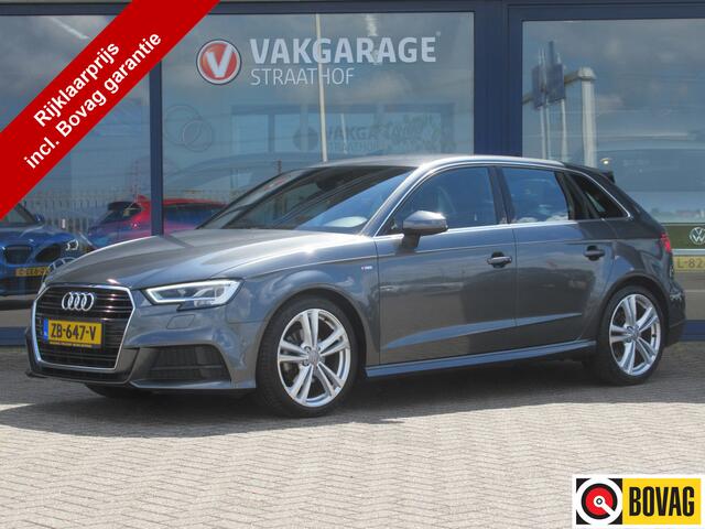 Audi A3 SPORTBACK 30 TFSI Sport S-Line Edition, Automaat / LED / Sportstoelen / Parkeersensoren / 18' Sportvelgen