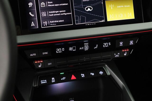 Audi A3 SPORTBACK 40 TFSI e 204 pk Advanced edition | Assis.pak driving+parking plus | Optiekpakket zwart plus | Warmtewerend glas donker tint |