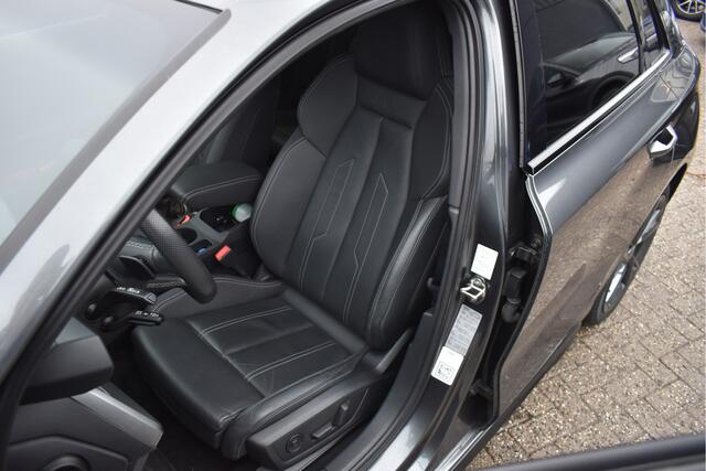 Audi A3 SPORTBACK 40 TFSI e Advanced edition 204 pk 3x S-Line Daytone grijs | Keyless | Elekt.stoelen | Lederen S-Line zetels | Camera | Carplay | Full LED | Zeer netjes
