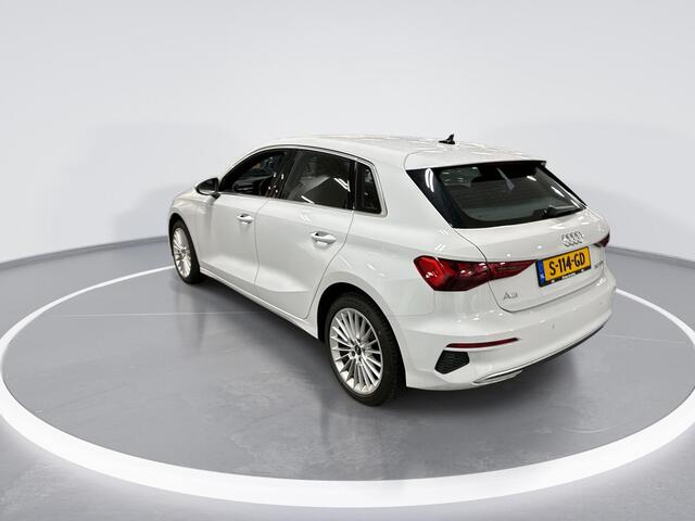 Audi A3 SPORTBACK 30 TFSI 110pk S-tronicAdvanced edition · Apple/Android Car Play · Navigatie · P-Sensoren · Cruise Control · 17'' Inch ·