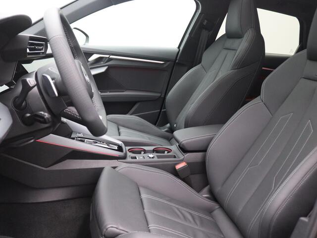 Audi A3 SPORTBACK 45 TFSI e S edition Competition 272PK S-Tronic Pano-Schuifdak, Leder, Led matrix, memorystoel, adaptive cruise, keyless, achteruitrijcamera, stoelverwarming voor, 18" lichtmetaal
