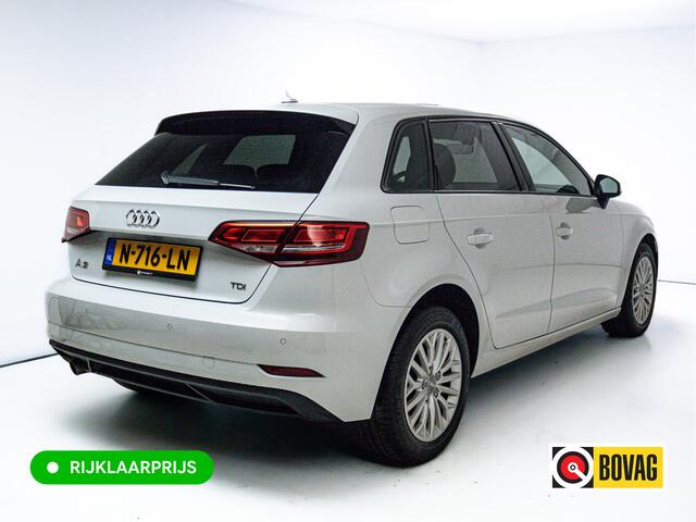 Audi A3 SPORTBACK 1.6 TDI Pro Line 116 PK Automaat | Leer | Panoramadak | Stoelverwarming | Adap. Cruise | Navigatie. Stoelverwarming, Climate control