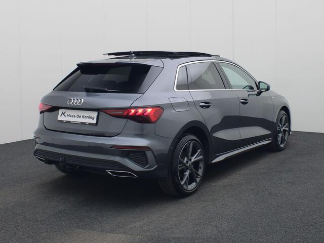 Audi A3 SPORTBACK 40 TFSIe 150kW/204PK S Edition · Panoramadak · Leder · Trekhaak · Garantie t/m 07-12-2028 of 100000km