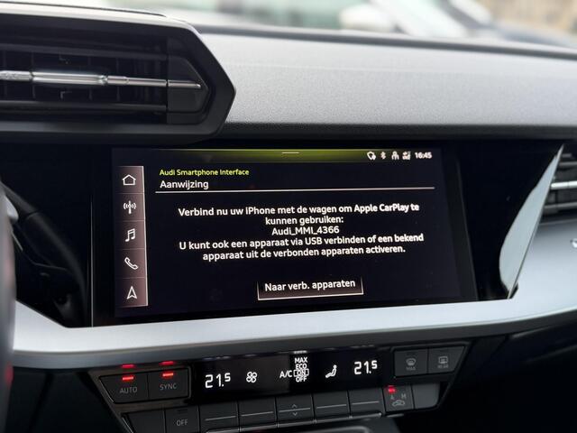 Audi A3 SPORTBACK 30 TFSI Business edition 110PK S-tronic | Sportstoelen | Adaptieve cruise | Apple carplay | Virtual cockpit |