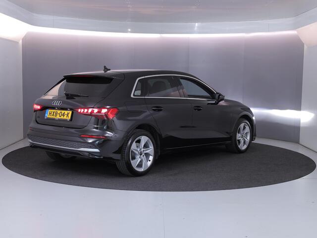 Audi A3 SPORTBACK 40 TFSI e Advanced edition 204 pk S-tronic | Verlengde garantie | Navigatie | Parkeersensoren (Park assist) | Achteruitrijcamera | Lederen bekleding | Adaptieve cruise control |