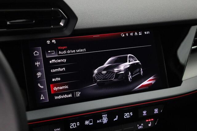 Audi A3 SPORTBACK 40 TFSI e 204 pk Advanced edition | Assis.pak driving+parking plus | Optiekpakket zwart plus | Warmtewerend glas donker tint | Trekhaak |