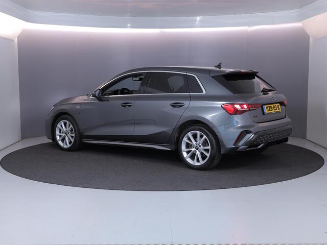 Audi A3 SPORTBACK 40 TFSI e S edition 204 pk S-tronic | Verlengde garantie | Navigatie | Parkeersensoren (Park assist) | Achteruitrijcamera | Adaptieve cruise control | Stoelverwarming | S-Line |