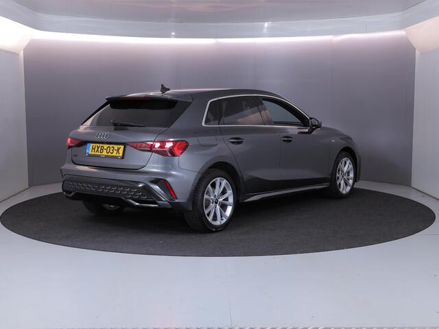 Audi A3 SPORTBACK 40 TFSI e S edition 204 pk S-tronic | Verlengde garantie | Navigatie | Parkeersensoren (Park assist) | Achteruitrijcamera | Adaptieve cruise control | Stoelverwarming | S-Line |