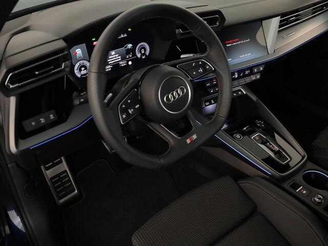 Audi A3 SPORTBACK 40 TFSI e S edition 204 pk S-tronic | Verlengde garantie | Navigatie | Parkeersensoren (Park assist) | Achteruitrijcamera | Stoelverwarming | S-Line |