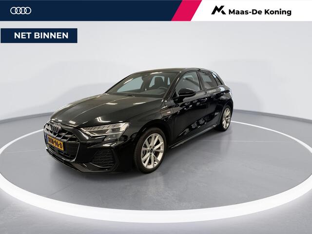 Audi A3 SPORTBACK 40 TFSIe 204pk S-Tronic S Edition · Camera · Apple/Android Car Play · Parkeerassistent · ACC · Optiekpakket Zwart · Stoelverwarming · Garantie t/m 08-07-2029 of 100.000km