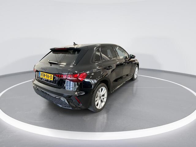 Audi A3 SPORTBACK 40 TFSIe 204pk S-Tronic S Edition · Camera · Apple/Android Car Play · Parkeerassistent · ACC · Optiekpakket Zwart · Stoelverwarming · Garantie t/m 08-07-2029 of 100.000km
