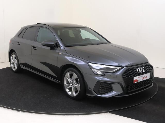 Audi A3 SPORTBACK 40 TFSI S line | SoH 92% | Panoramadak | Navigatie Plus | Virtual cockpit Plus | Adaptieve cruise control | Parkeerassistent | Stoelverwarming | Lederen bekleding | Full LED verlichting |