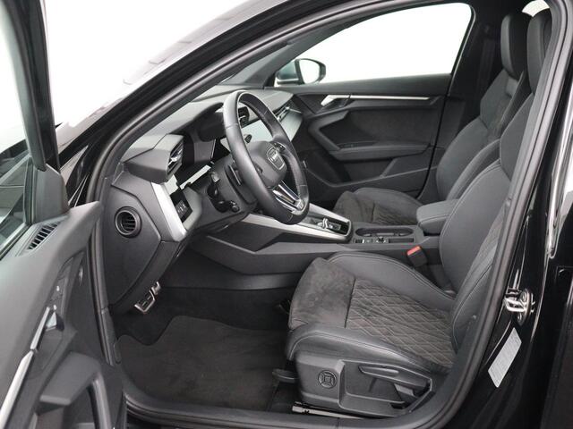 Audi A3 SPORTBACK 2.0 TFSI S3 quattro | Adaptive cruise | Bang & Olufsen | Matrix LED | Leder/Alcantara | Park Assist | Stoelverwarming | Virtual Cockpit | Carplay | Navigatie | Sportstoelen | Climate control
