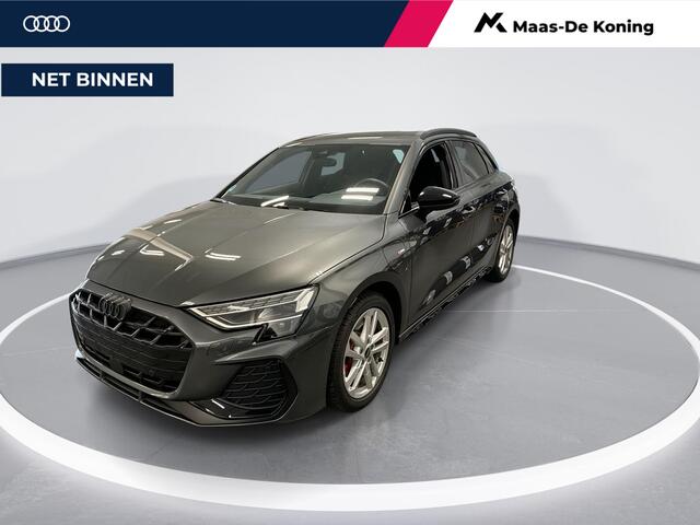 Audi A3 SPORTBACK 45 TFSIe 272pk S-tronic S edition Competition · Camera · Sonos Audio · Elektrische stoelverstelling · Keyless · Apple/Android Car Play · Stoelverwarming · Afneembare Trekhaak · 17'' Inch ·