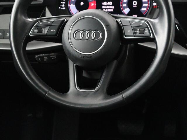 Audi A3 SPORTBACK 30 TFSI Advanced edition | Sportstoelen | Park Assist | Carplay | Virtual Cockpit | Audi Sound | Full LED | Navigatie | Sportstuur | Climate control | Bluetooth | Cruise control