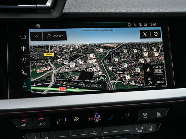 Audi A3 SPORTBACK 45 TFSI e S edition Competition | Panoramadak | 5 jr garantie | Ambiance interieur | Active Cruise | Sonos Sound | S-Seats + Memory | Head-Up | Camera | Stoelverwarming | Keyless