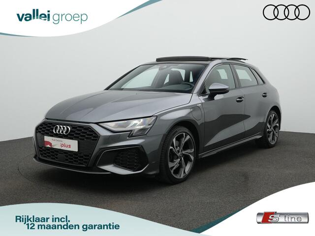 Audi A3 SPORTBACK 40 TFSI e 204 pk S-tronic S-Line | Panoramadak | Leder/alcantara | Adaptive Cruise | Elektrische achterklep | Stoelverwarming