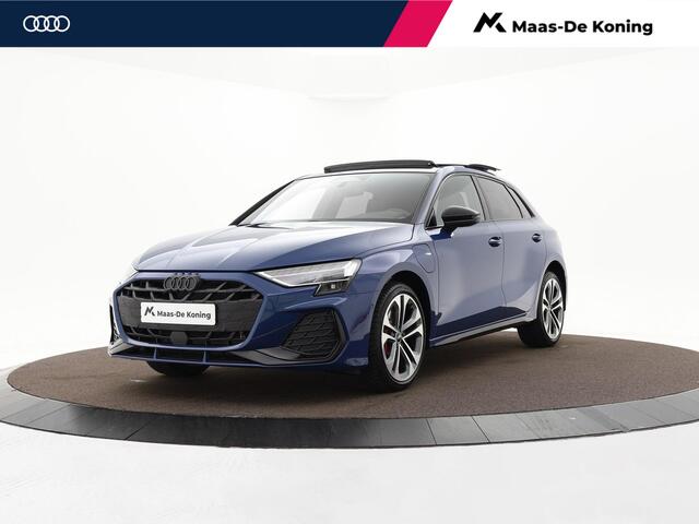 Audi A3 SPORTBACK 45 TFSIe 272pk S-tronic S edition Competition · Panoramadak · Camera · Elek. Bestuurdersstoel · Leder Interieur · Apple/Android Car Play · 18'' Inch · Garantie t/m 26-09-2030 of 100.000km