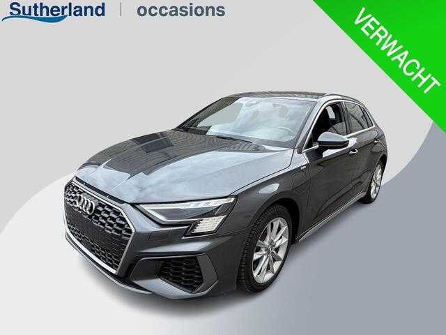 Audi A3 SPORTBACK 40 TFSI S Line | Adaptive cruise control | Trekhaak afneembaar | Lederen bekleding | Stoelverwarming | Camera | Elektrische achterklep | Dodehoeksensoren |