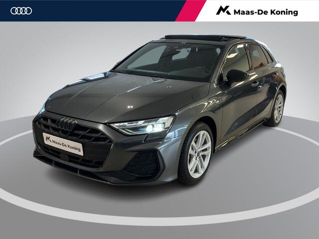Audi A3 SPORTBACK 40 TFSIe 150kW/204PK S Line · Panoramadak · Stoelverwarming · Apple/Android Car Play · Drive select · Camera + Parkeersensoren · Garantie t/m 03-06-2030 of 100000km.