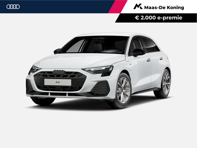 Audi A3 SPORTBACK 40 TFSI e S edition 204 PK · Comfortpakket plus · Assistentiepakket rijden en parkeren plus · Optiekpakket zwart plus