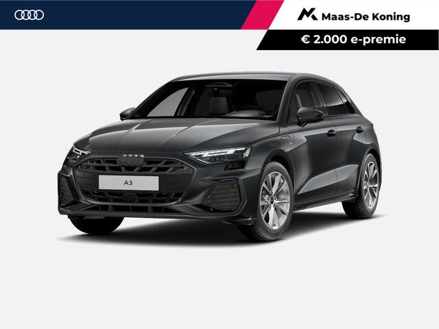 Audi A3 SPORTBACK 40 TFSI e S edition 204 PK · Comfortpakket plus · Optiekpakket zwart plus · Assistentiepekket rijden met parking plus