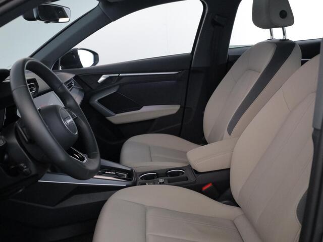 Audi A3 SPORTBACK 40 TFSI e Advanced edition 204 pk S-tronic | Verlengde garantie | Navigatie | Parkeersensoren (Park assist) | Achteruitrijcamera | Adaptieve cruise control | Lederen bekleding | Stoelverwarming |