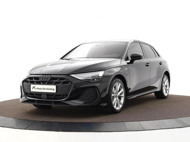 Audi A3 SPORTBACK 40 TFSIe 204pk S-tronic S edition · SOH 100% · Camera · Apple/Android Car Play · Navigatie · Stoelverwarming · Zwart optiek · P-Sensoren · 17'' Inch · Garantie t/m 12-06-2029 of 100.000km · EXTRA INRUILKORTING ·