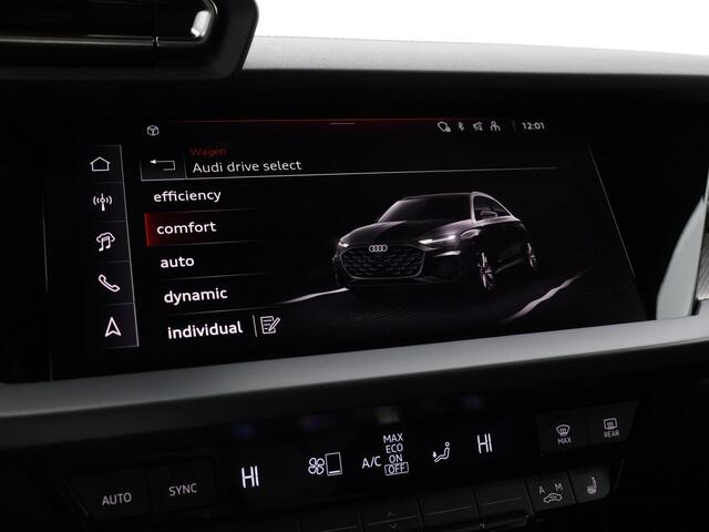 Audi A3 SPORTBACK 40 TFSIe 204pk S-tronic S edition · SOH 100% · Camera · Apple/Android Car Play · Navigatie · Stoelverwarming · Zwart optiek · P-Sensoren · 17'' Inch · Garantie t/m 12-06-2029 of 100.000km · EXTRA INRUILKORTING ·