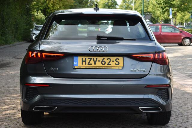 Audi A3 SPORTBACK 35 TFSI edition one 3x S-Line 150pk | Stoelverwarming | Virtual Cockpit | Camera | Carplay/Android | Adapt.CC | Full LED