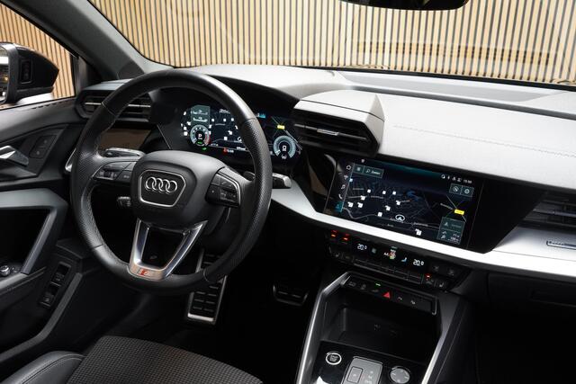 Audi A3 SPORTBACK 45TFSIe/245pk S-Line Blackstyle|2022|Cruise+ACC|Matrix-LED|Navi|PDC+Camera|Carplay/AndroidAuto|Keyless