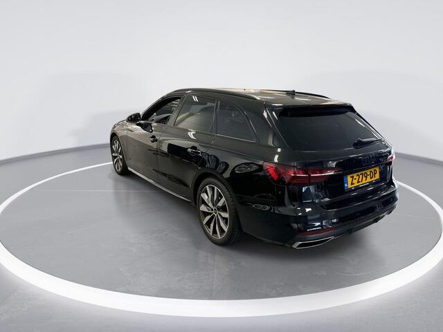 Audi A4 Avant 35 Tfsi 150pk S-tronic S edition Competition · Camera · Apple/Android Car Play · Navi · Elek. Achterklep · Zwart Optiek · 18'' Inch · Garantie t/m 25-03-2028 of 100.000km