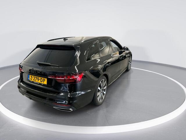 Audi A4 Avant 35 Tfsi 150pk S-tronic S edition Competition · Camera · Apple/Android Car Play · Navi · Elek. Achterklep · Zwart Optiek · 18'' Inch · Garantie t/m 25-03-2028 of 100.000km