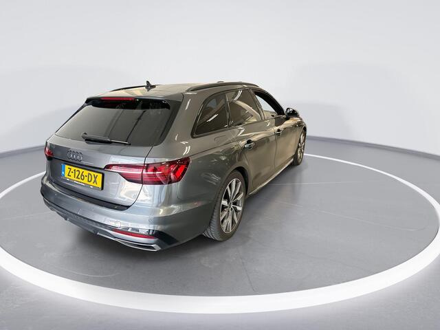 Audi A4 Avant 35 Tfsi 150pk S-tronic S edition Competition · Camera · Apple/Android Car Play · Navi · P-Sensoren · Zwart Optiek · Alarm · 18'' Inch · Garantie t/m 26-03-2028 of 100.000km