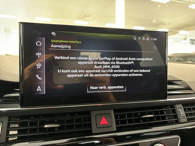 Audi A4 Avant 35 Tfsi 150pk S-tronic S edition Competition · Camera · Apple/Android Car Play · Navi · P-Sensoren · Zwart Optiek · Alarm · 18'' Inch · Garantie t/m 26-03-2028 of 100.000km