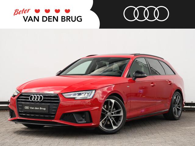 Audi A4 Avant 40 TFSI Sport S line black edition | 190 pk | Sportstoelen plus | Pano | Leer | Matrix LED |