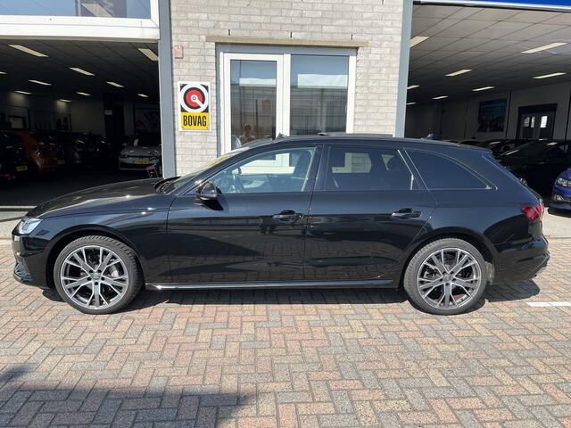 Audi A4 Avant 40 TFSI S edition / AUTOMAAT/ PANO/ LEER/ PARK. SENSOREN + CAMERA/ ADAPT. CRUISE/ DIGITAL COCKPIT/ APPLE CARPLAY/ ANDROID AUTO/ BLUETOOTH/ CLIMA/ MATRIX/ KEYLESS/ STOEL VERWARM./