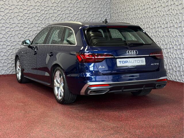 Audi A4 Avant 40 TFSI 204PK S-LINE EDITION LED NAVI VIR.COCKPIT ADAP.CRUIS ELEK.KLEP 08/2024 "Audi rijden begint bij Topautos.nl - 20 Audi topmodellen direct op voorraad!"