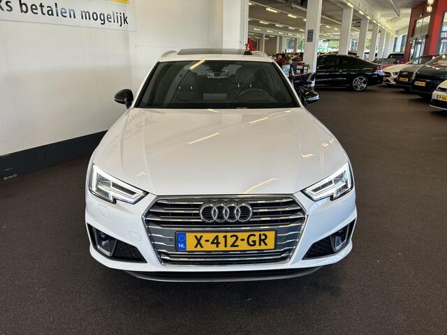 Audi A4 Avant 45 TFSI Sport S line black edition 245PK | Panoramadak | Digital dashboard | Lederen bekleding | Head up display | Adaptieve cruise control | Achteruitrijcamera | Adaptief onderstel | Stoelverwarming v+a | Park assist | Draadloze telefoonlader | Lan