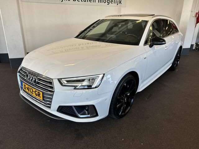 Audi A4 Avant 45 TFSI Sport S line black edition 245PK | Panoramadak | Digital dashboard | Lederen bekleding | Head up display | Adaptieve cruise control | Achteruitrijcamera | Adaptief onderstel | Stoelverwarming v+a | Park assist | Draadloze telefoonlader | Lan