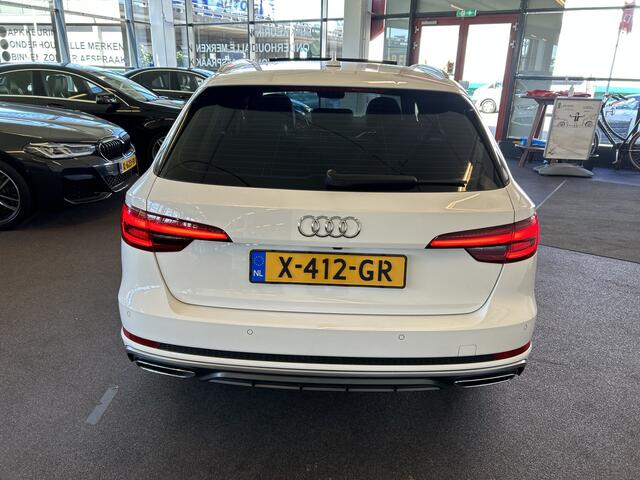Audi A4 Avant 45 TFSI Sport S line black edition 245PK | Panoramadak | Digital dashboard | Lederen bekleding | Head up display | Adaptieve cruise control | Achteruitrijcamera | Adaptief onderstel | Stoelverwarming v+a | Park assist | Draadloze telefoonlader | Lan
