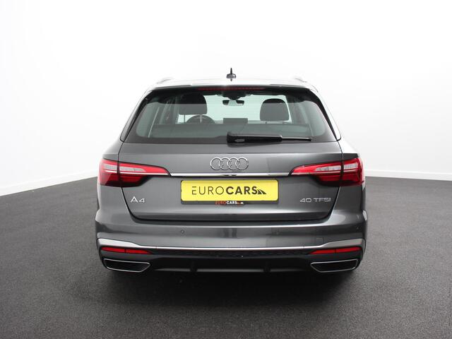 Audi A4 Avant 40 TFSI S-Tronic Climate control Adaptive cruise control Navigatie Parkeersensoren Stoelverwarming Elektrische achterklep Apple Carplay/ Android Auto